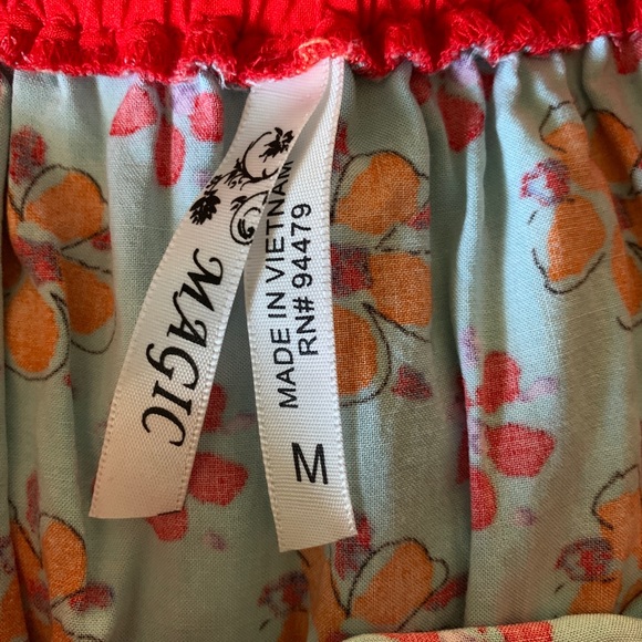 Magic Multicolored Floral Boho Midi Skirt - Picture 4 of 4